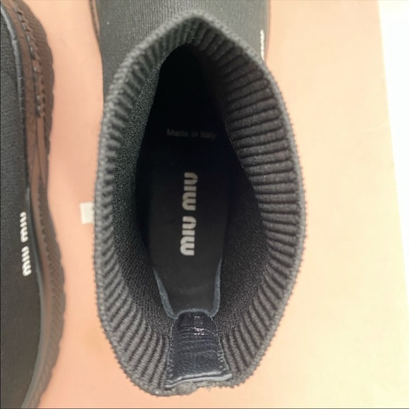 🐰🌸 MIU MIU Black Sock Sneaker 🌸🐰 - Picture 9 of 9